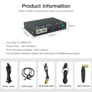 AUTOABC Wireless CarPlay & Android Auto Decoder for BMW X5/X6 E70/E71 CIC (2010-2013)