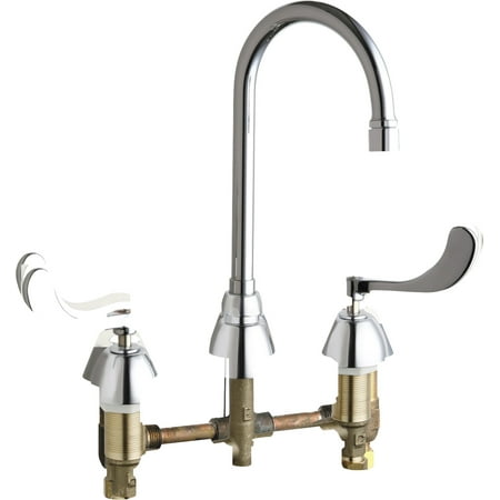 Chicago Faucets 786-E35vpcab Commercial Grade High Arch Kitchen Faucet - Chrome