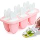 thumbnail image 1 of RV Molde para helado, molde esquimal, mini molde para helado, molde para paletas, molde reutilizable para paletas de sorbete, molde Magnum para sorbete de yogur DIY (rosa-1) oso de fresa Electrónica, 1 of 5