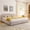Pink, variant on Noble House Elbert Queen Size Upholstered Bed Frame, Circle Yarn Tall Curved Headboard with Storage Drawers, Green