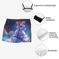 thumbnail image 3 of Fuzoiu Cloud Cute Rabbit Print Men's Ultra Breathable Underwear,No Riding Up Boxer Briefs with ComfortFlexible Waistband-Small, 3 of 5