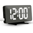 thumbnail image 1 of Digital Alarm Clock for Bedroom, Easy Setup Electronic Dual Alarm Clock with Large Numbers, Power-Off Memory Adjustable Brightness Bedside Clock with 5 Alarm Modes, 12/24H Display for Home, Office, 1 of 7