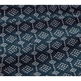 thumbnail image 5 of oneOone Viscose Jersey Navy Blue Fabric Geometric Bandhani Fabric For Sewing Printed Craft Fabric By The Yard 60 Inch Wide, 5 of 5