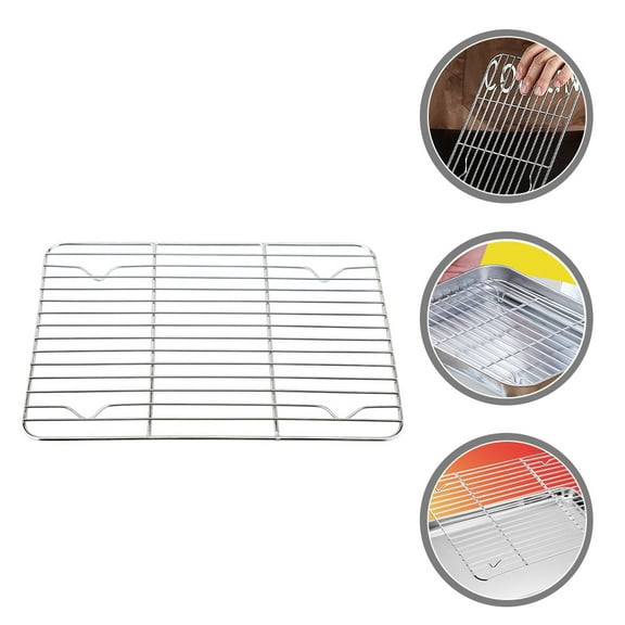Topbathy Stainless Steel Steam Rack Cooling Rack Silver 1Pcs for Air Fryer