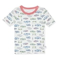 thumbnail image 4 of Sleep On It Boys 4PC Bamboo Snug Fit Pajama Sets ,White ,3T, 4 of 6