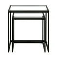 thumbnail image 2 of Evelyn&Zoe Rocco Rectangular Nested Side Table, Blackened Bronze, 2 of 5