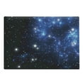 thumbnail image 1 of Constellation Cutting Board, Outer Space Star Nebula Astral Cluster Astronomy Theme Galaxy Mystery, Decorative Tempered Glass Cutting and Serving Board, Large Size, Blue Black White, by Ambesonne, 1 of 1