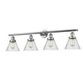 thumbnail image 1 of Innovations 4-LT LED Large Cone 43.75" Bathroom Fixture - Polished Chrome - 215-PC-G44-LED, 1 of 1