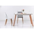thumbnail image 6 of Commercial Seating Products Minimalist Modern Windsor Dining Chair - White, 6 of 6