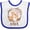 White and Royal, variant on Inktastic I Love My Nana Boys or Girls Baby Bib