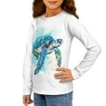 thumbnail image 5 of DISNIMO Sea Turtle Shirt for Boys Long Sleeve Shirts Size 3-4 Boys Clothing Kids Crew Neck Tshirt for Boys Tshirts Kids Long Sleeve Athletic Shirts for Boys Fall Clothes Shirts Boys Tees Girls, 5 of 7