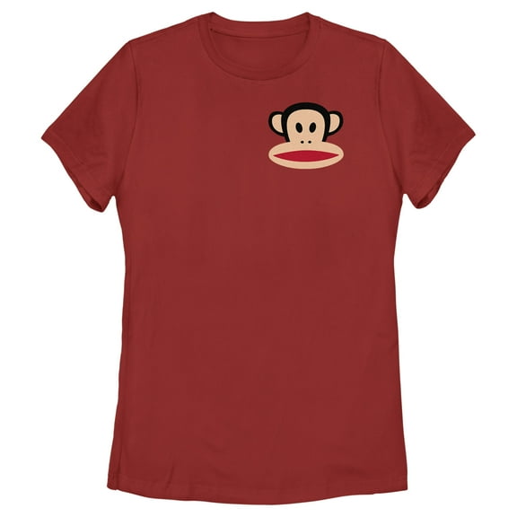 Women's Paul Frank Pocket Julius  Graphic Tee Red Large