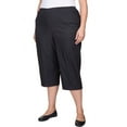 thumbnail image 4 of Alfred Dunner Womens Plus Relaxed Fit Denim Capri, 4 of 5