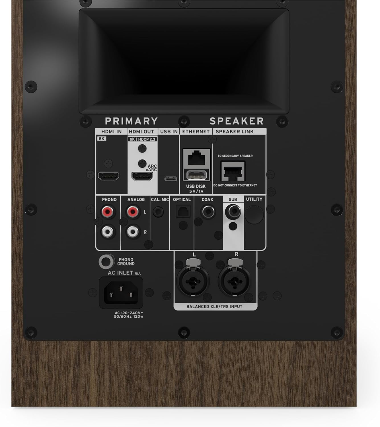 Klipsch THE-NINES-II-WALNUT 8" Dolby Atmos Powered Speaker Pair - Walnut (2026)