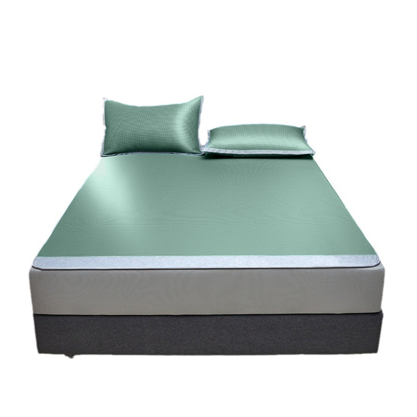 Shrysg Ice Silk Cooling Mat with Pillowcase - Breathable & Comfortable - Easy to Clean & Durable - Stylish Design - 100% Polyester - 47x80 in Ice Silk Cooling Includes 29x19 in Pillowcase