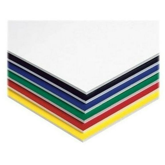 Pacon Fome-Cor Foam Board - 20" X 30" - Assorted (Pac5554)