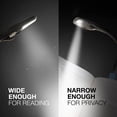 thumbnail image 4 of ADEN-LED Lampe de Lecture à Clipser pour Livres et Kindle, Piles Incluses, Lot de 1, Noir, 4 of 4