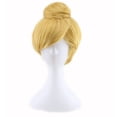 thumbnail image 1 of Disney-Peluca de princesa bella para niñas, accesorios de Cosplay de Halloween, Jasmine, pelo blanco nieve, Tiara para Fiesta infantil, 2-12 años, 1 of 4