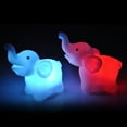 thumbnail image 3 of 2PCS Elephant-Shape LED Night Lights,RGB Color-Changing Bedside Lamp Romantic Decor Light for Bedside Bedroom Party Gift, 3 of 8