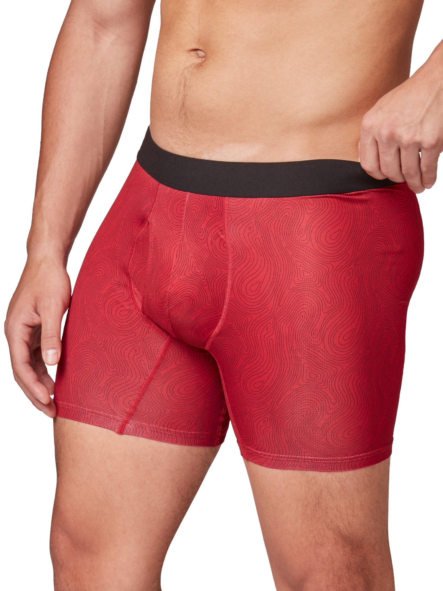 Athletic Works Men's Ultra Lite Mesh Boxer Brief, 6-Pack, Sizes S-3XL
