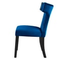 thumbnail image 6 of Side Dining Chair, Nailhead, Set of 2, Blue Navy, Velvet, Modern Contemporary, Kitchen Room Cafe Bistro Restaurant Hospitality, 6 of 10