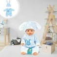 thumbnail image 4 of Darzheoy Reborn Baby Doll Clothes 2pcs Outfit Set 12 inch Doll Clothes Simulation Doll Clothes Toy Gift Puzzle Class Play House, 4 of 6