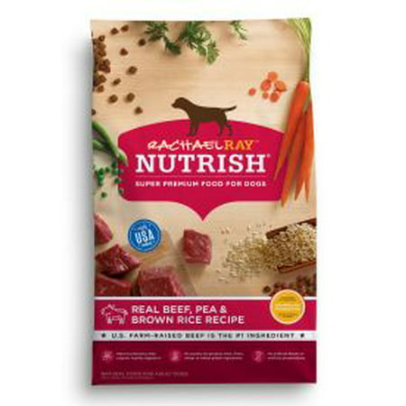 Rachael Ray Nutrish Natural Dry Dog Food, Real Beef, Pea & Brown Rice Recipe, 40 (Best Dog Food Brand For Newfoundland)
