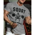 thumbnail image 2 of Gymish Squat Below Parallel Workout Shirt – Funny Gym T-Shirt for Men, Motivational Lifting Tee, Men’s Athletic Workout Apparel, 2 of 5