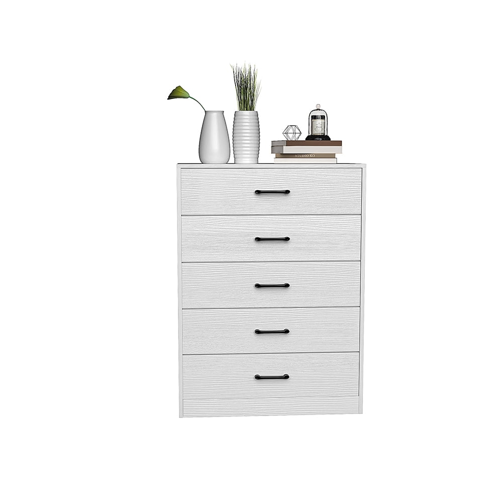 Kadyn 5 Drawer Chest of Drawers - Dresser Organizer Wooden Dresser White Room Organizer Roll-out Small Drawer Wooden Office, Home Storage Furniture Kadyn 5 Drawer Chest of Drawers - Dresser Organizer Wooden Dresser White Room Organizer Roll-out Small Drawer Wooden Office, Home Storage Furniture