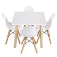 thumbnail image 1 of Mesa Melamina Cuadrada Duduk con Cuatro Sillas Berlin Blanco, 1 of 3
