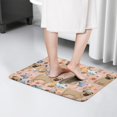 thumbnail image 4 of Bulldog Dog and Flower Florals Flannel Non Slip Door Rugs,Washable Door Mats Indoor,Decorative Door Mats,Dirt-Resistant and Absorbent Doormat for Entrance,Bedroom,Kitchen,Bathroom,23.5x16in(60x40cm), 4 of 5