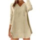 thumbnail image 1 of Vestidos Casuales Para Mujer, Blusas De Mujer De Moda Camisetas sueltas de verano con cuello en V y manga corta para mujer, 1 of 5