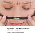 thumbnail image 3 of Eyebrow Bow Mapping Ruler, 4 Sets Eyebrow Line Makeup Ruler Aluminum Foldable Sealed Box  For Salon For Makeup Artists, 3 of 8