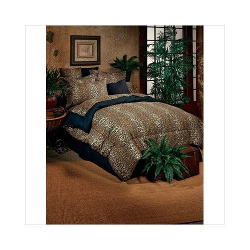 Karin Maki Leopard Print Flex Fit Waterbed Sheet Set Super Single