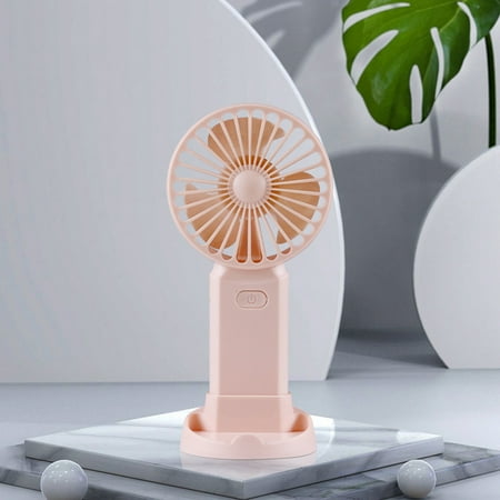 

GiliGiliso Clearance Portable Rechargeable Fan Mini Handy Fan Pocket Size Air Cooler USB W/ Battery