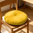 thumbnail image 7 of Round Thick Floor Pillow , Soft Seat Cushion Cozy Seat Pad Pads for Bedroom Living Room Office Chair Sofa , 16.5In Yellow, 7 of 7