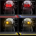 thumbnail image 2 of Luz trasera LED para motocicleta, intermitentes de freno integrados, luces para matrícula, luz trasera universal compatible con Honda Suzuki Cafe Racer, 2 of 5