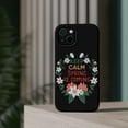 thumbnail image 4 of DistinctInk MagSafe Tough Case for Apple iPhone 15 (6.1" Screen) - Keep Calm Spring Is Coming - Tempered Glass Back, 4 of 6