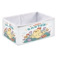 thumbnail image 2 of Iauyy Foldable Home Closet Storage Bins - Waterproof 300D Oxford Rectangle Baskets with Handles for Clothing Storage Books，The Colorful Cartoon Chicken, 2 of 6
