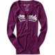 thumbnail image 1 of Aeropostale - Camiseta térmica de manga larga para mujer, color morado, pequeño, 1 of 1