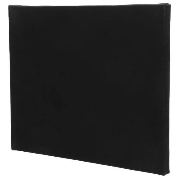 Homoyoyo Black Blank Canvas Panels for Acrylic, Oil, Watercolor Painting with Smooth for Artistic Creativity