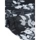 thumbnail image 5 of Blusa de talla grande Agnes Orinda para mujeres, patrón floral, con mangas de murciélago, cubierta de playa, camiseta suelta, 1X, negra, 5 of 6