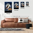 thumbnail image 5 of Happy Halloween Maine Coon Witch Pumpkins Bats Vertical Matte Canvas Poster Cat Lover Kitten Owner Gifts Wall Art Home Decor - 13012, 5 of 5