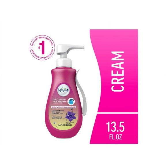 Veet Hair Removal Cream, Body Hair Remover For Women, Sensitive Skin, 13.5 FL OZ1