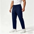 thumbnail image 6 of Athletic Pants Mens Drawstring Casual Hiking Lightweight Stretch Workout Trousers Zipper Pockets for Gym Outdoor Activities, 6 of 6