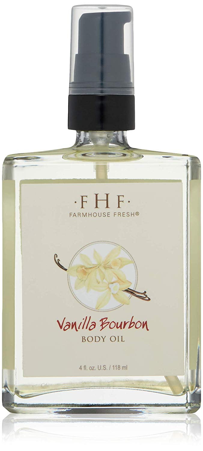 Farmhouse Fresh Farmhouse Fresh Vanilla Bourbon Body Oil 4 Oz Walmart Com Walmart Com