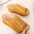 thumbnail image 4 of Zapatillas con cuña para mujer, zapatillas para exteriores para mujer, cadena de perlas, suela blanda Wmkox8yii ytu11081, 4 of 4