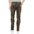 thumbnail image 2 of Men's Skinny Fit Distressed Quilted Stretch Fashion Moto Zipper Jeans (Camo, 36x32), 2 of 3
