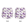 thumbnail image 5 of Lsque Orchids Flowers Printed Women's Running Shorts with Liner Pockets,Elastic Quick Dry Workout Athletic Gym Yoga Shorts,Womens High Waist Shorts-Medium, 5 of 9