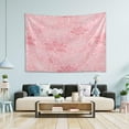 thumbnail image 5 of Pink Lotus Polka Dot Tapestry Wall Hanging Tapestries Happy Colorful Hippie Psychedelic Art Polyester Carpet Wall Decorative for Living Room Bedroom 80x60inch Home Decor Gifts, 5 of 7